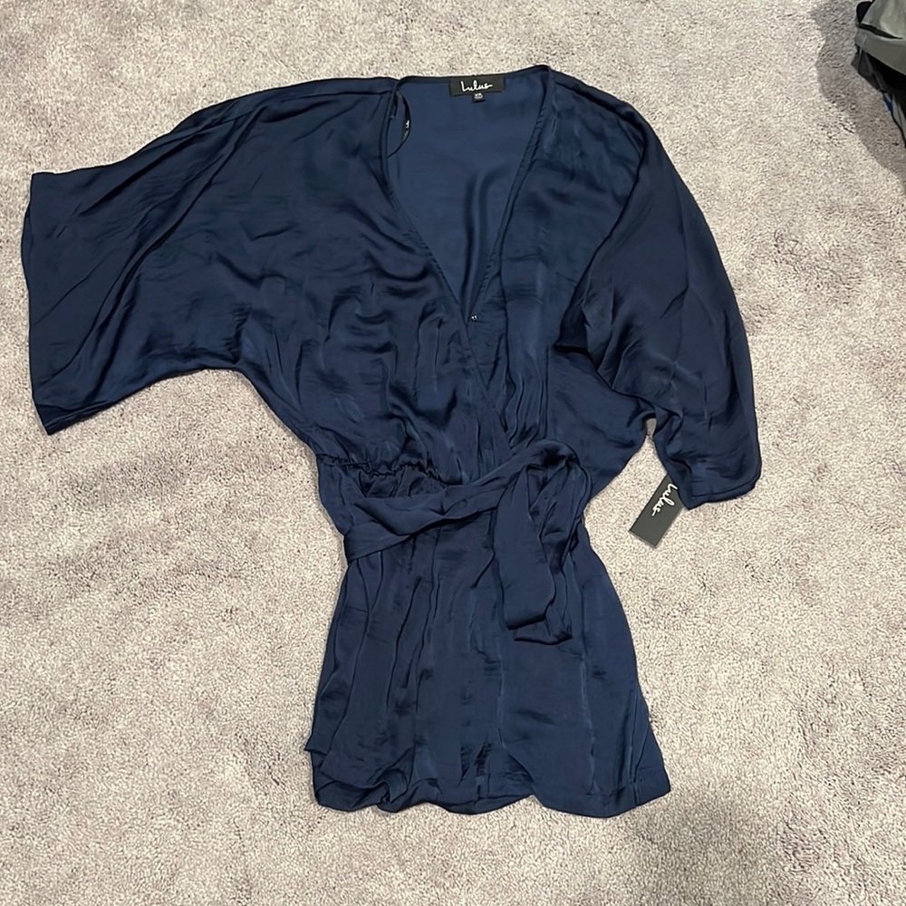 💙 NWT Navy Lulus Romper 💙